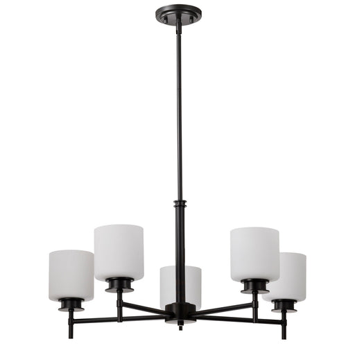 Myhouse Lighting Nuvo Lighting - 60-8038 - Five Light Chandelier - Warren - Gun Metal