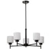Myhouse Lighting Nuvo Lighting - 60-8038 - Five Light Chandelier - Warren - Gun Metal