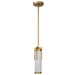 Myhouse Lighting Nuvo Lighting - 60-8043 - Mini Pendant - Roselle - Natural Brass