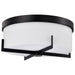 Myhouse Lighting Nuvo Lighting - 60-8054 - Flush Mount - Roselle - Matte Black