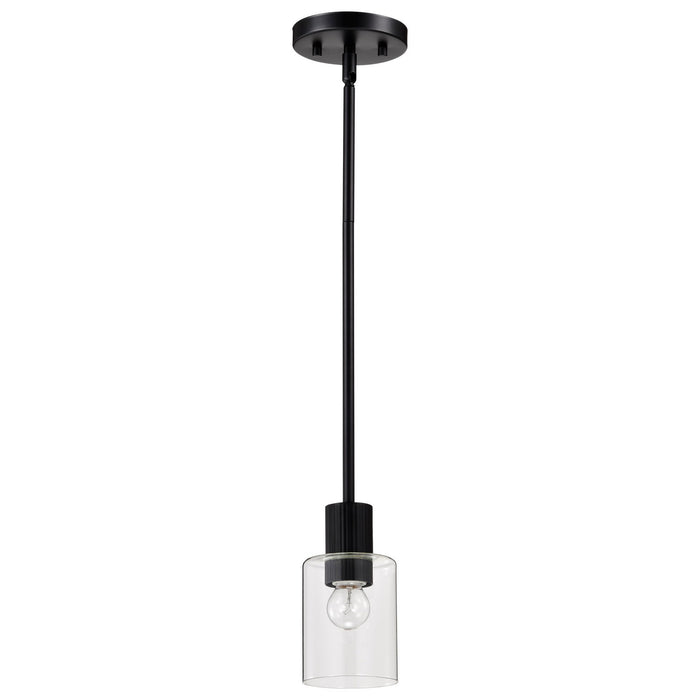 Myhouse Lighting Nuvo Lighting - 60-8064 - Mini Pendant - Clarksville - Matte Black
