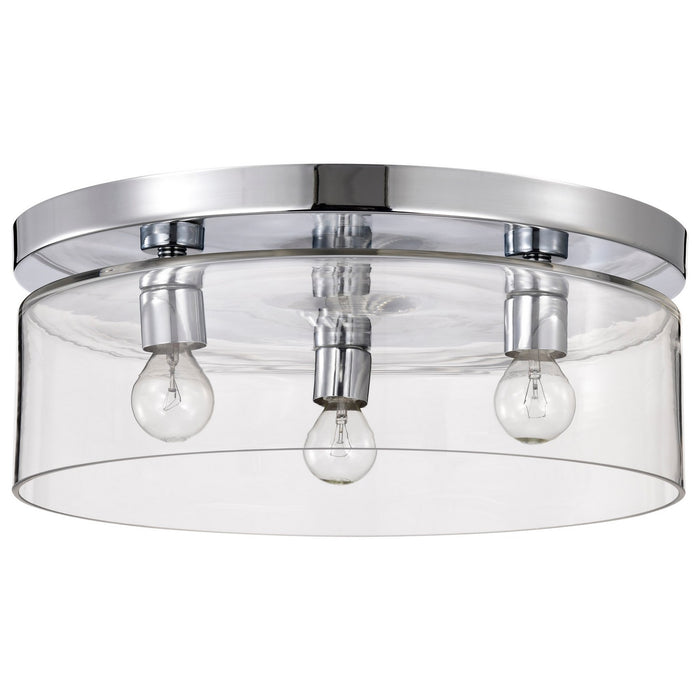 Myhouse Lighting Nuvo Lighting - 60-8074 - Flush Mount - Marlowe - Polished Nickel