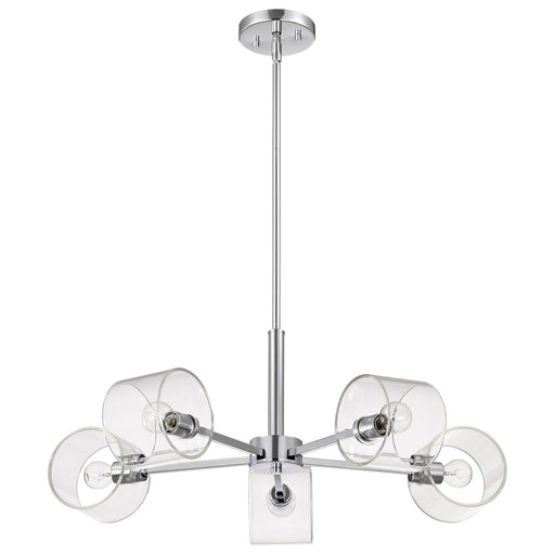 Myhouse Lighting Nuvo Lighting - 60-8075 - Five Light Chandelier - Marlowe - Polished Nickel