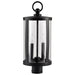 Myhouse Lighting Nuvo Lighting - 60-8114 - Two Light Post Top - Broadstone - Matte Black