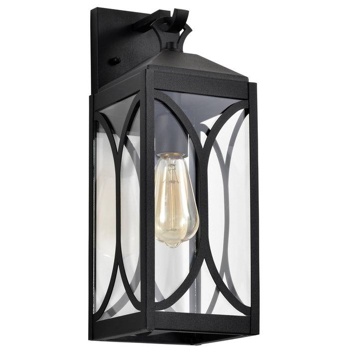 Myhouse Lighting Nuvo Lighting - 60-8122 - One Light Wall Lantern - Oaklyn - Matte Black