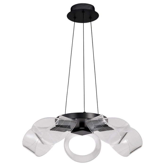 Myhouse Lighting Nuvo Lighting - 62-2036 - LED Chandelier - Barnett - Matte Black