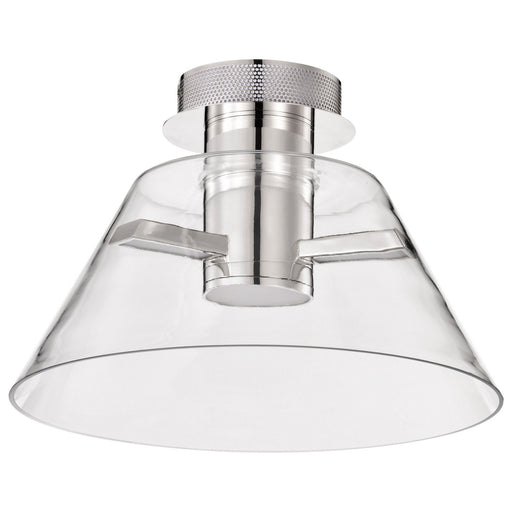 Myhouse Lighting Nuvo Lighting - 62-2053 - LED Semi Flush Mount - Edmond - Polished Nickel