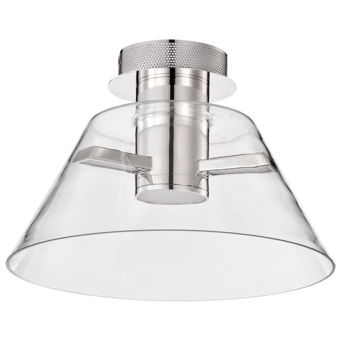 Myhouse Lighting Nuvo Lighting - 62-2053 - LED Semi Flush Mount - Edmond - Polished Nickel
