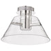 Myhouse Lighting Nuvo Lighting - 62-2053 - LED Semi Flush Mount - Edmond - Polished Nickel