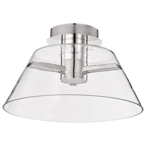 Myhouse Lighting Nuvo Lighting - 62-2054 - LED Semi Flush Mount - Edmond - Polished Nickel
