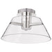 Myhouse Lighting Nuvo Lighting - 62-2054 - LED Semi Flush Mount - Edmond - Polished Nickel