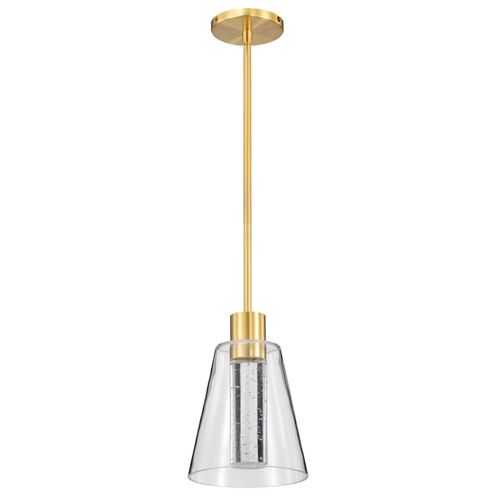 Myhouse Lighting Nuvo Lighting - 62-2181 - LED Pendant - Aura - Brushed Brass