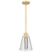 Myhouse Lighting Nuvo Lighting - 62-2181 - LED Pendant - Aura - Brushed Brass