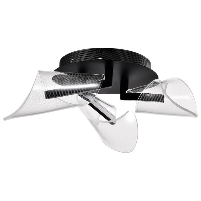 Myhouse Lighting Nuvo Lighting - 62-2284 - LED Flush Mount - Sedona - Matte Black