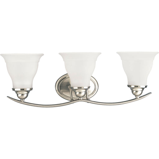 Myhouse Lighting Progress Lighting - P3192-09 - Three Light Bath Bracket - Trinity - Brushed Nickel