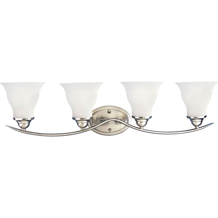 Myhouse Lighting Progress Lighting - P3193-09 - Four Light Bath Bracket - Trinity - Brushed Nickel