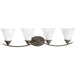 Myhouse Lighting Progress Lighting - P3193-20 - Four Light Bath Bracket - Trinity - Antique Bronze