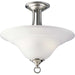 Myhouse Lighting Progress Lighting - P3473-09 - Two Light Semi-Flush Mount - Trinity - Brushed Nickel