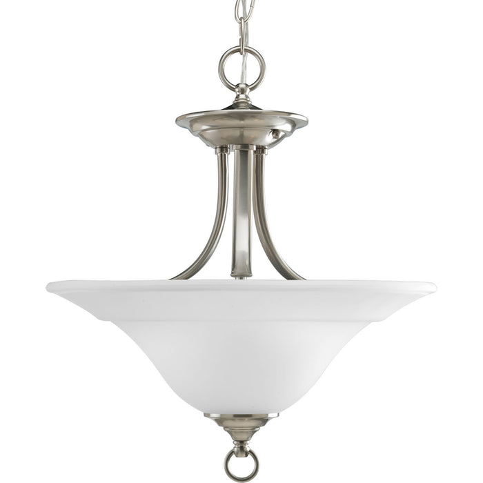 Myhouse Lighting Progress Lighting - P3473-09 - Two Light Semi-Flush Mount - Trinity - Brushed Nickel