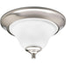 Myhouse Lighting Progress Lighting - P3475-09 - One Light Flush Mount - Trinity - Brushed Nickel