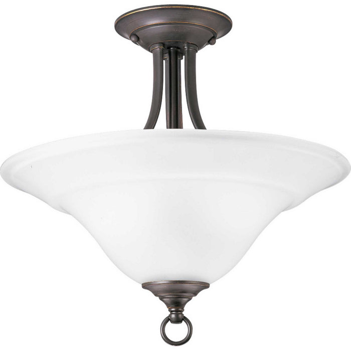 Myhouse Lighting Progress Lighting - P3473-20 - Two Light Semi-Flush Mount - Trinity - Antique Bronze