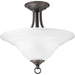 Myhouse Lighting Progress Lighting - P3473-20 - Two Light Semi-Flush Mount - Trinity - Antique Bronze