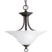 Myhouse Lighting Progress Lighting - P3473-20 - Two Light Semi-Flush Mount - Trinity - Antique Bronze