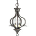 Myhouse Lighting Progress Lighting - P3806-20 - Two Light Foyer Pendant - Trinity - Antique Bronze