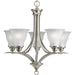 Myhouse Lighting Progress Lighting - P4328-09 - Five Light Chandelier - Trinity - Brushed Nickel