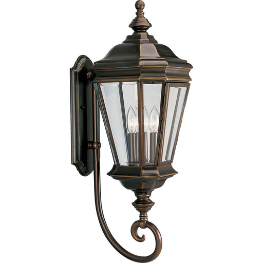 Myhouse Lighting Progress Lighting - P5672-108 - Three Light Large Wall Lantern - Crawford - Oil Rubbed Bronze