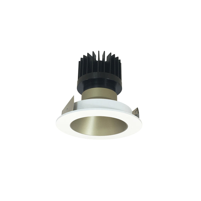 Myhouse Lighting Nora Lighting - NIO-4RNDCCDXCHMPW/HL - LED Reflector - Champagne Haze Reflector / Matte Powder White Flange