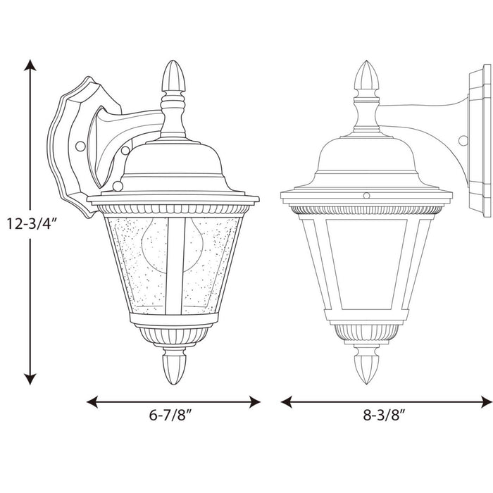 Myhouse Lighting Progress Lighting - P5862-30 - One Light Wall Lantern - Westport - White