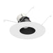 Myhouse Lighting Nora Lighting - NPR-56RSLA27XBMPW - LED Adjustable Slot Retrofit - Black / Matte Powder White