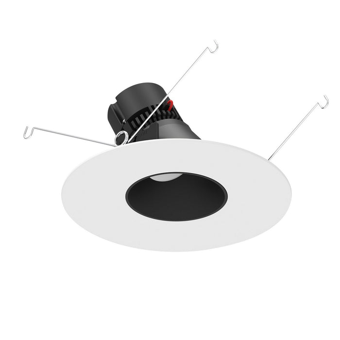 Myhouse Lighting Nora Lighting - NPRLV-56RSLA35XBMPW - LED Adjustable Slot Retrofit - Black / Matte Powder White