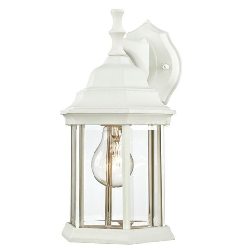 Myhouse Lighting Westinghouse Lighting - 6783400 - One Light Wall Fixture - Exteriors White - Textured White