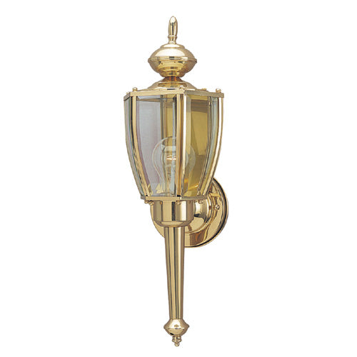Myhouse Lighting Westinghouse Lighting - 6692400 - One Light Wall Fixture - Exteriors Polished Brass - Polished Brass