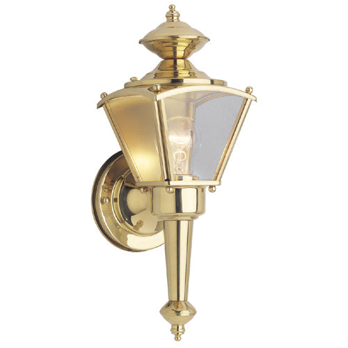 Myhouse Lighting Westinghouse Lighting - 6696400 - One Light Wall Fixture - Polished Brass
