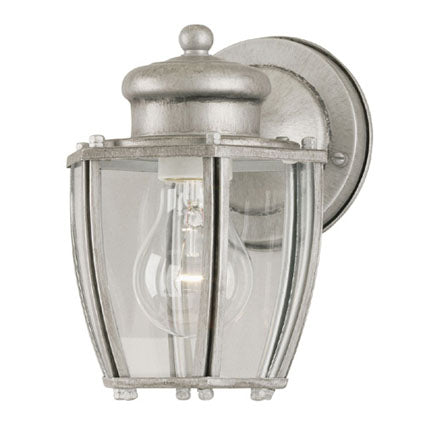 Myhouse Lighting Westinghouse Lighting - 6468800 - One Light Wall Fixture - Exteriors Antique Silver - Antique Silver