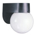 Myhouse Lighting Westinghouse Lighting - 6680300 - One Light Wall Fixture - Exteriors Black - Black