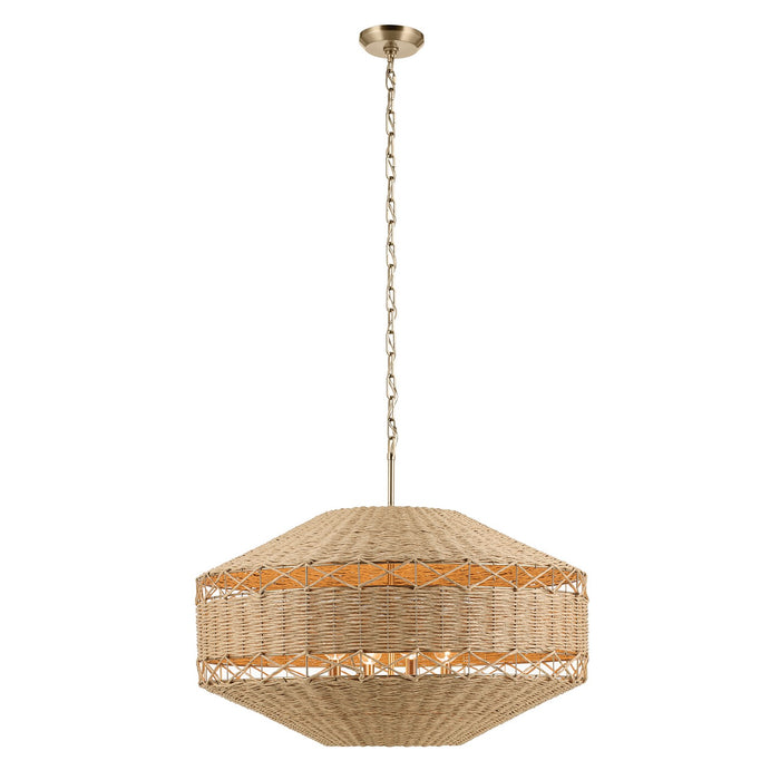 Myhouse Lighting Kichler - 52744CPZ - Four Light Pendant - Lulo - Champagne Bronze