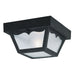 Myhouse Lighting Westinghouse Lighting - 6682200 - One Light Flush Mount - Exteriors Black - Black