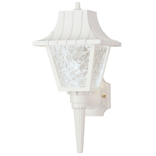 Myhouse Lighting Westinghouse Lighting - 6694600 - One Light Wall Fixture - Exteriors White - White