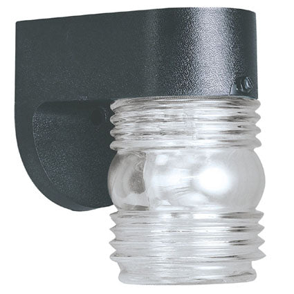 Myhouse Lighting Westinghouse Lighting - 6680000 - One Light Wall Fixture - Exteriors Black - Black