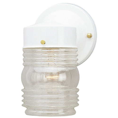 Myhouse Lighting Westinghouse Lighting - 6687800 - One Light Wall Fixture - Exteriors White - White
