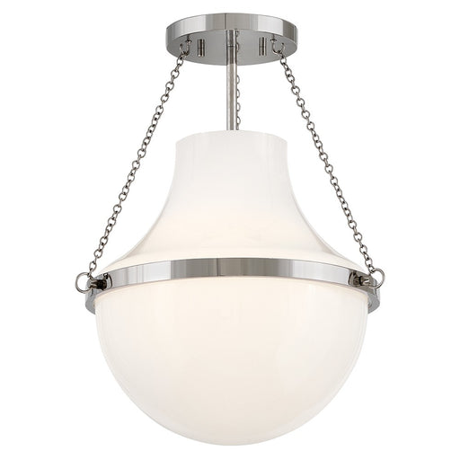 Myhouse Lighting Hinkley - 46891PN - LED Semi-Flush Mount - Collins - Polished Nickel