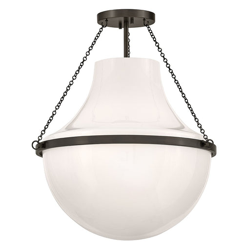 Myhouse Lighting Hinkley - 46893BX - LED Semi-Flush Mount - Collins - Black Oxide