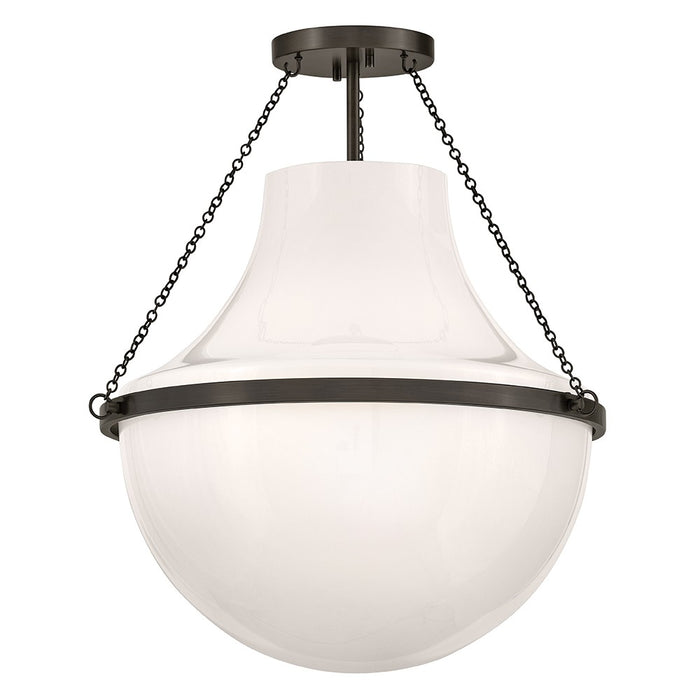 Myhouse Lighting Hinkley - 46893BX - LED Semi-Flush Mount - Collins - Black Oxide