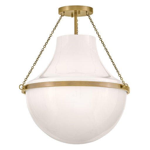 Myhouse Lighting Hinkley - 46893HB - LED Semi-Flush Mount - Collins - Heritage Brass
