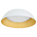 Myhouse Lighting Oxygen - 3-206-650 - LED Ceiling Mount - Lucci - White / Industrial Brass