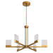 Myhouse Lighting Oxygen - 3-650-56 - LED Chandelier - Gamma - Brushed Brass